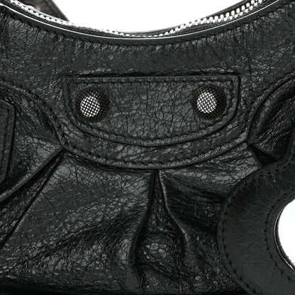 Balenciaga Agneau Arena Le Cagole Shoulder Bag XS Black 8 of 10
