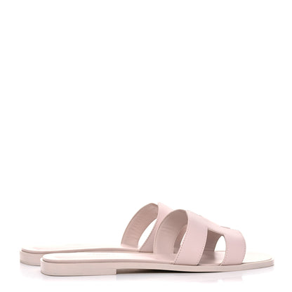 Hermes Calfskin Oran Sandals 40 Rose Petale 4 of 11