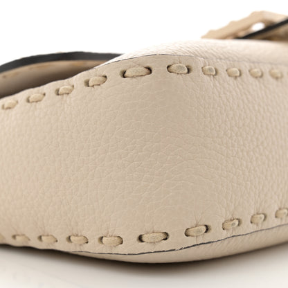 Fendi Embroidered Camelia Baguette Latte 8 of 15
