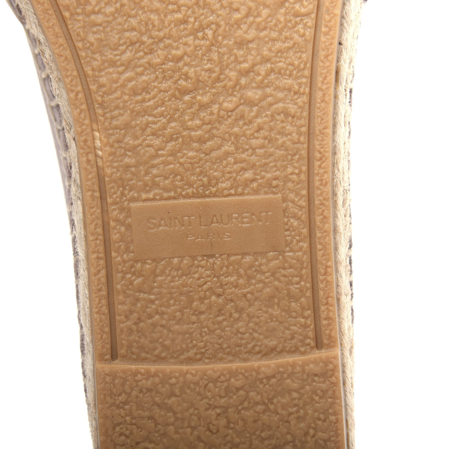 Saint Laurent Suede Espadrilles 37.5 Rose Antique 9 of 11