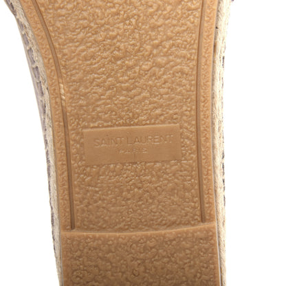 Saint Laurent Suede Espadrilles 37.5 Rose Antique 9 of 11