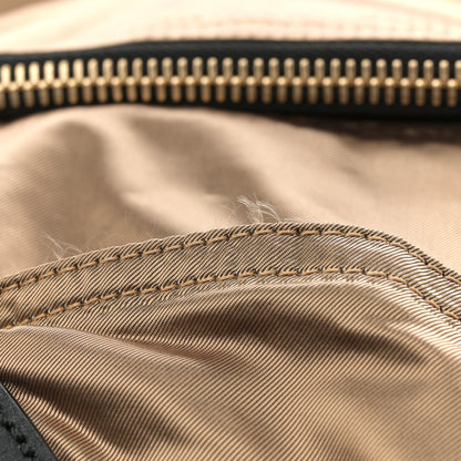 Burberry Metallic Satin Nylon Medium Rucksack Backpack Gold 10 of 12