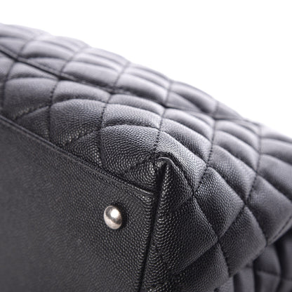 Chanel Caviar Quilted Small Coco Handle Flap Black 10 of 12