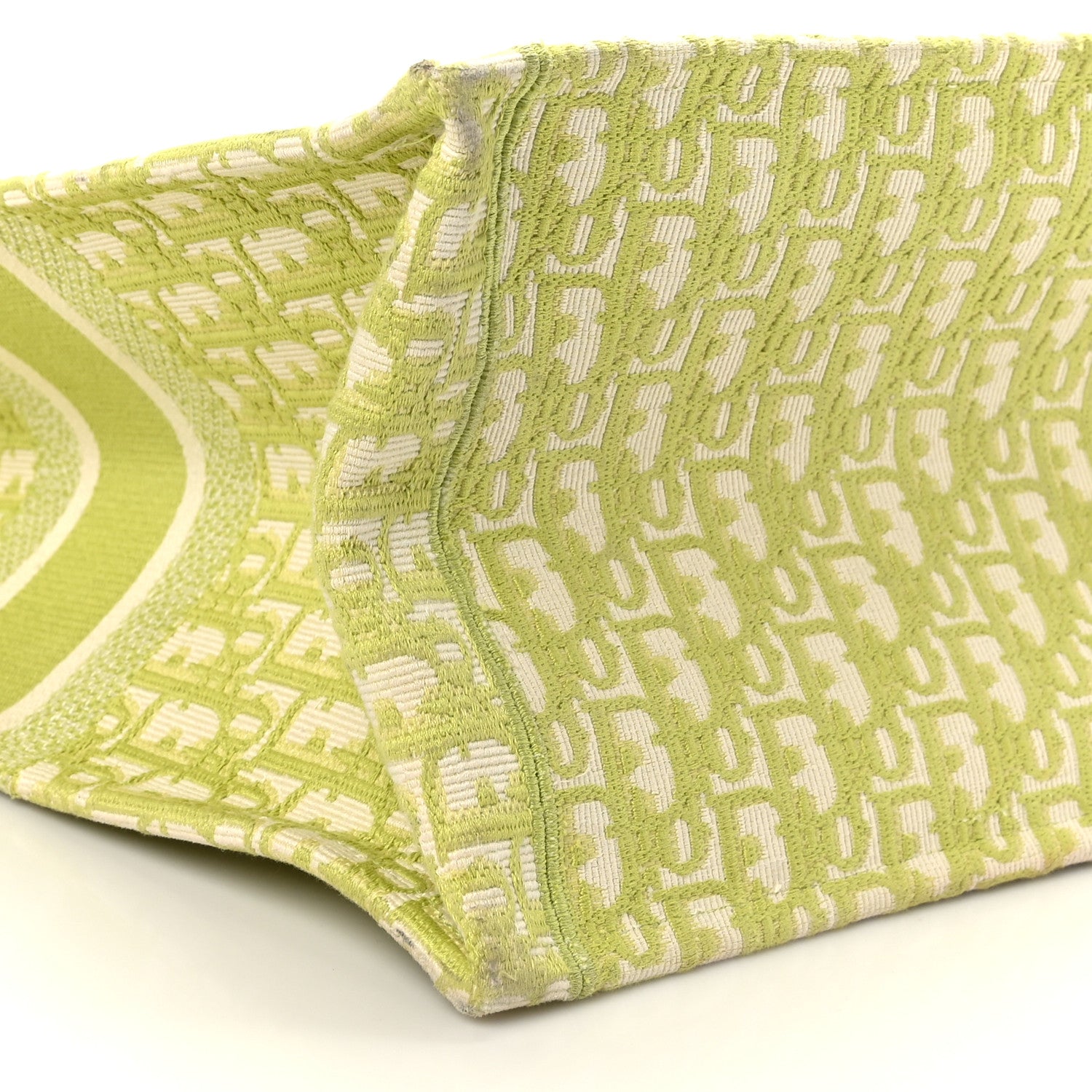 Christian Dior Oblique Large Book Tote Vert Anis 8 of 9