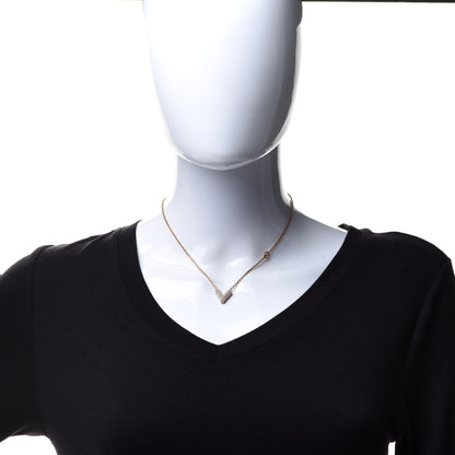 Louis Vuitton Essential V Perle Necklace Gold 2 of 8
