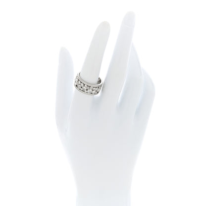 Tiffany Platinum Diamond Cobblestone Band Ring 57 8 2 of 5