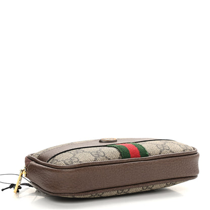 Gucci GG Supreme Monogram Ophidia Belted iPhone Case 75 30 Dark Brown 4 of 13