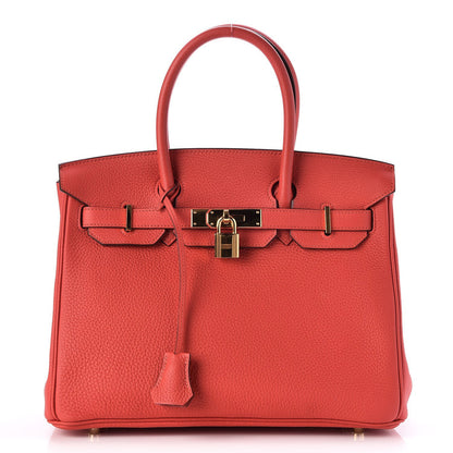 Hermes Togo Birkin 30 Rouge Tomate 1 of 35
