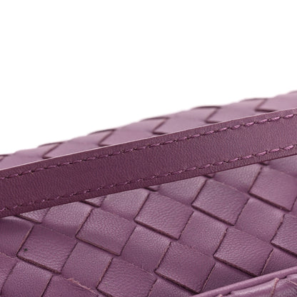 Bottega Veneta Nappa Intrecciato Flap Crossbody Purple 12 of 14