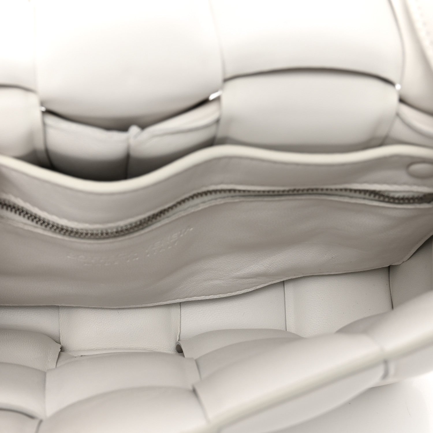 Bottega Veneta Nappa Maxi Intreccio Padded Cassette Crossbody Bag Chalk 5 of 8