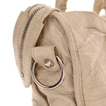 Balenciaga Agneau Classic Silver Hardware S City Logo Strap Light Craie 14 of 18