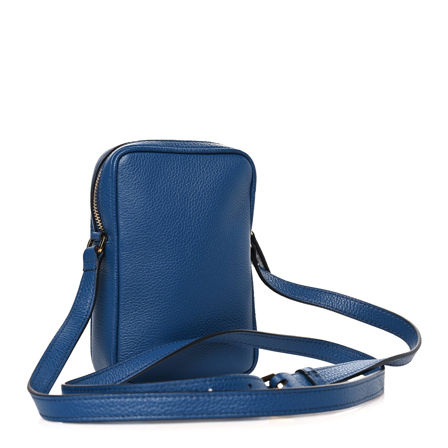Versace Calfskin Medusa Messenger Bag Blue 3 of 8