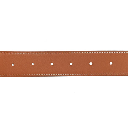 Hermes Box Togo 32mm H Belt 80 Black Gold 3 of 7