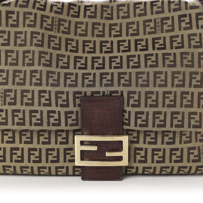Fendi Zucchino Vitello Mama Baguette Mogano Panna Bruciato 9 of 9