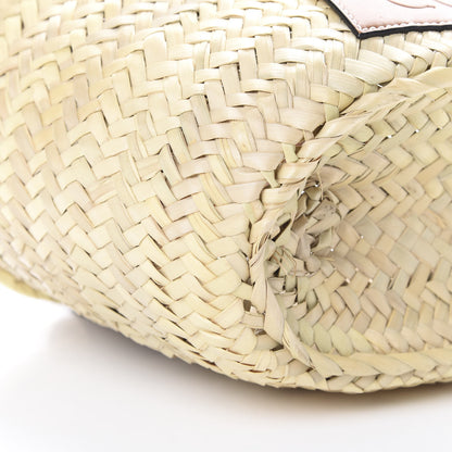 Loewe Raffia Small Basket Tote Bag Natural Tan 8 of 9
