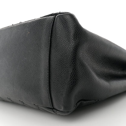 Chanel Caviar Quilted Grand Shopping Tote GST Black 10 of 14
