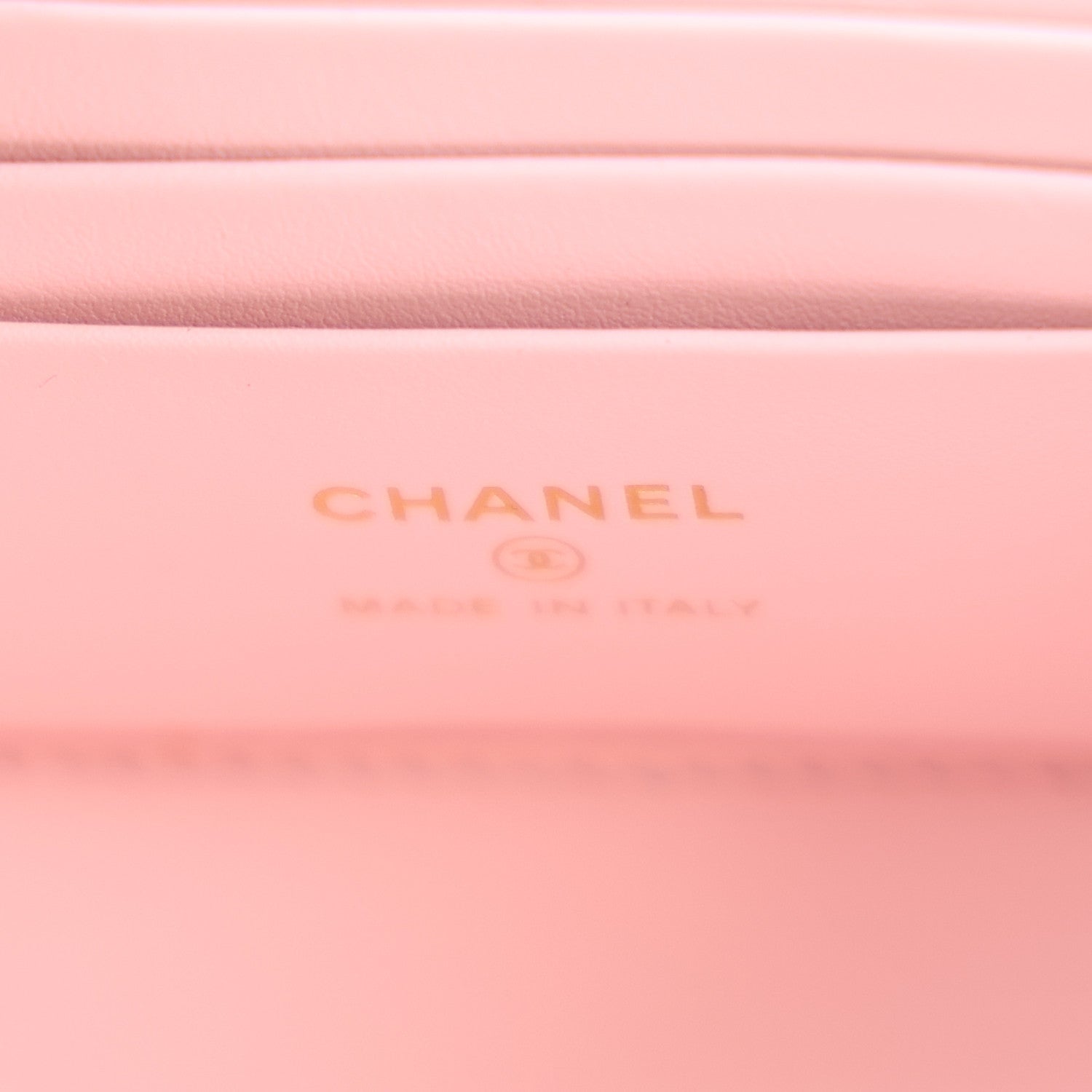 Chanel Caviar Quilted Small Vanity Case With Chain Pink 6 of 10