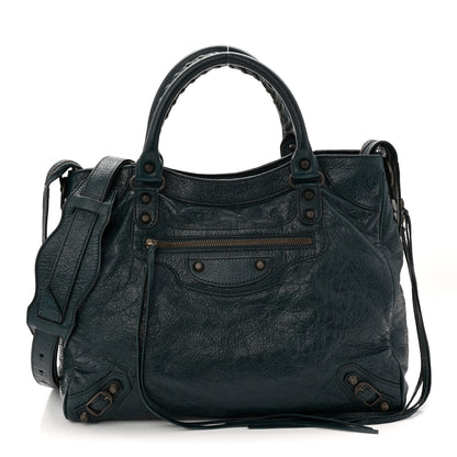 Balenciaga Agneau Classic Hardware Velo Vert Pinede 1 of 11