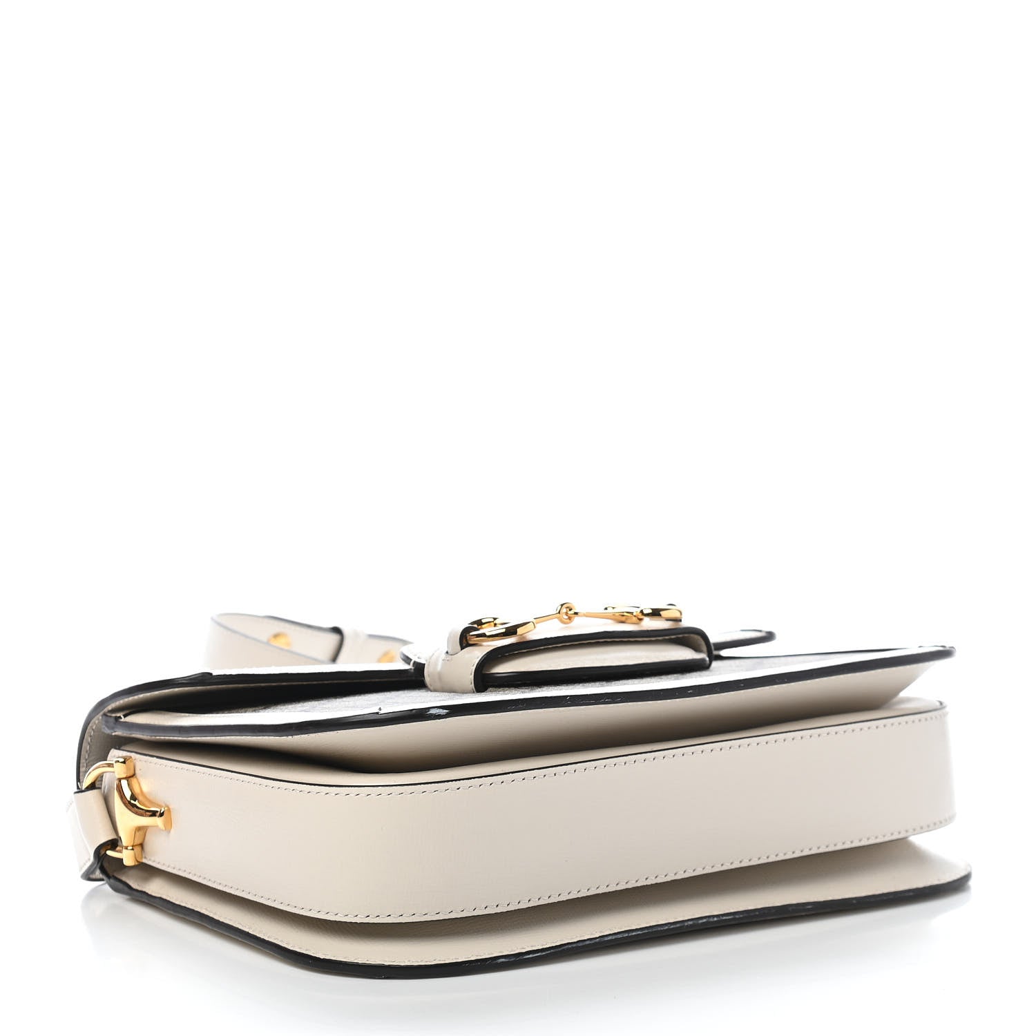 Gucci GG Supreme Monogram Horsebit 1955 Shoulder Bag Beige Mystic White 4 of 9