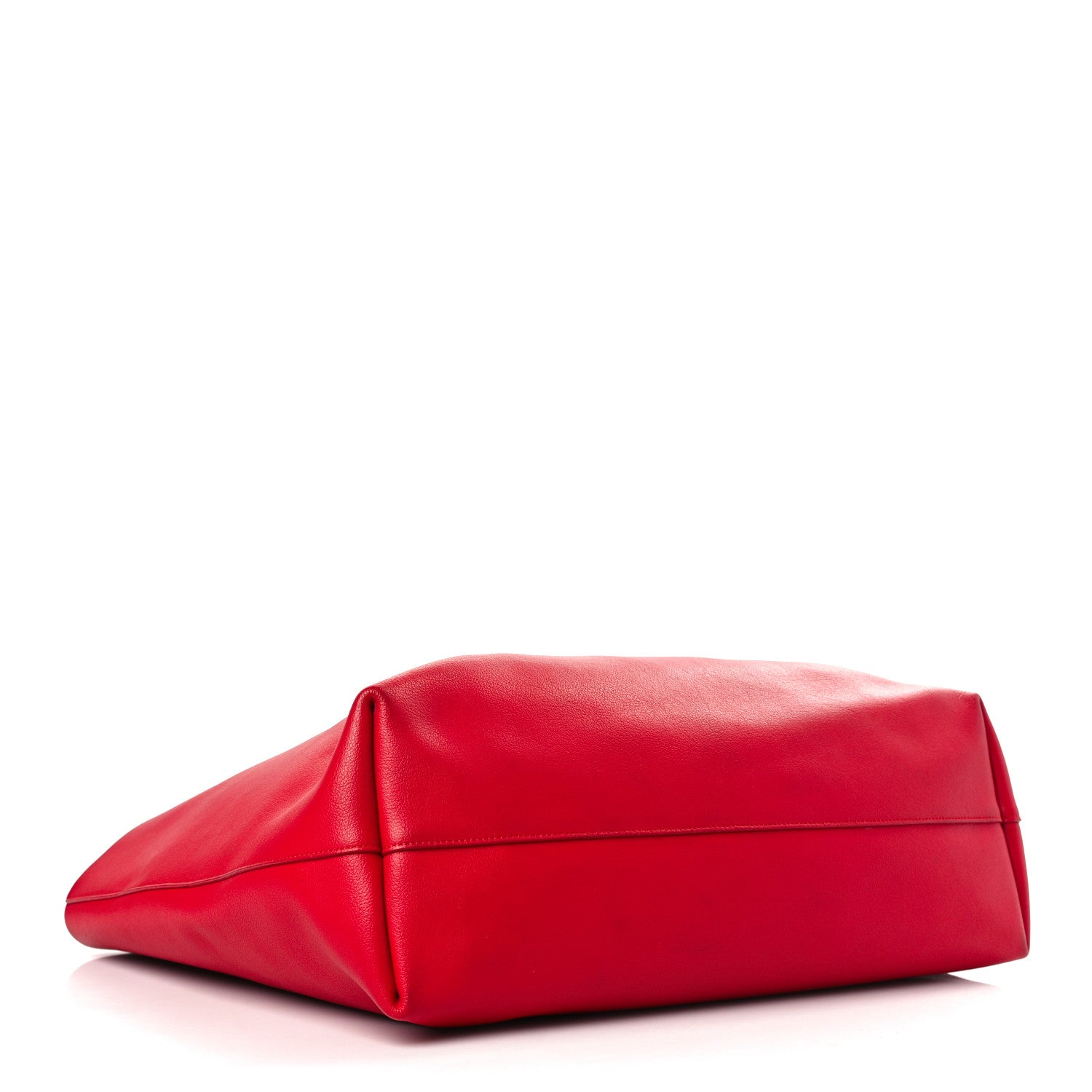 Saint Laurent Calfskin Large Shopping Tote Rouge Eros 5 of 10