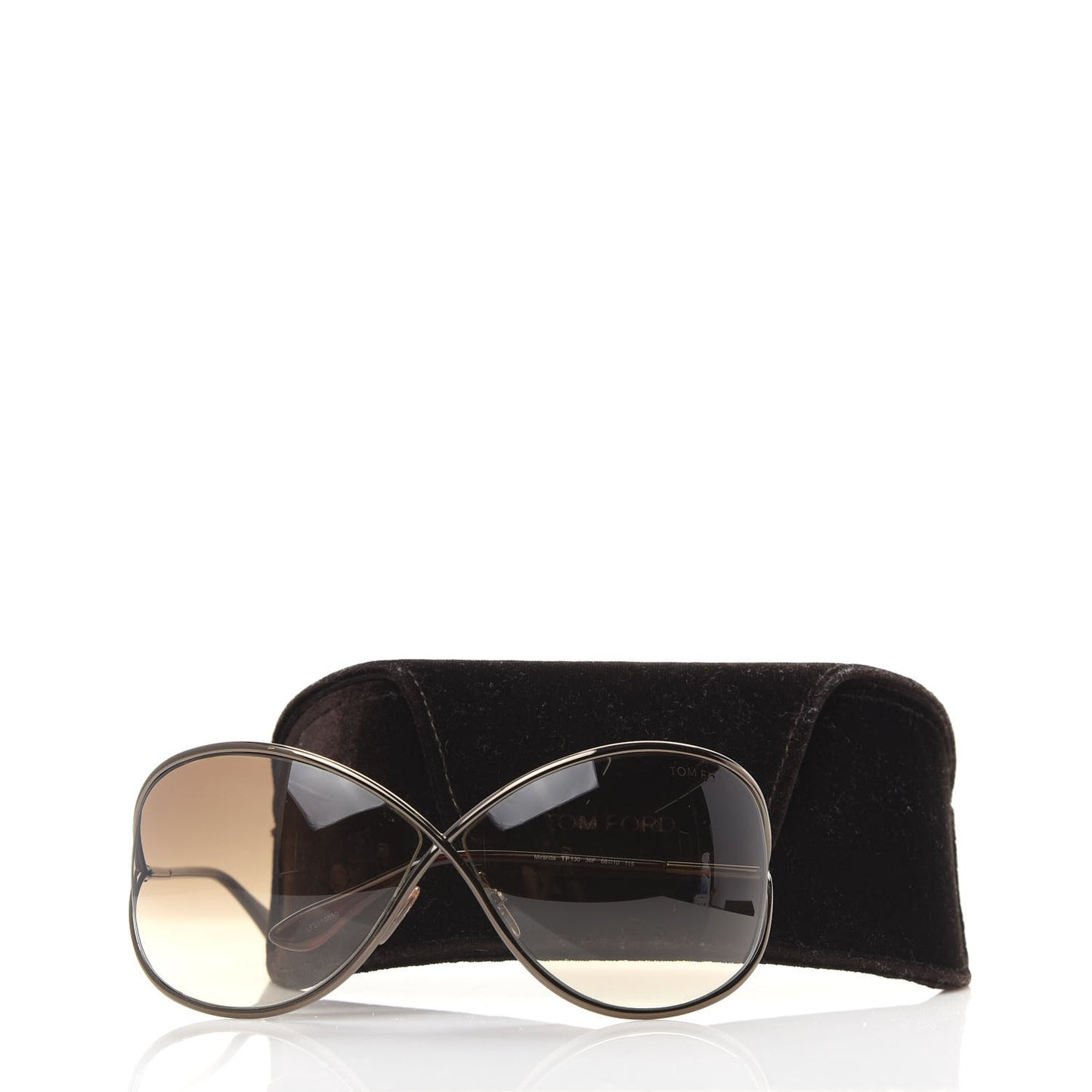 Metal Miranda Crossover Sunglasses TF130 Shiny Bronze