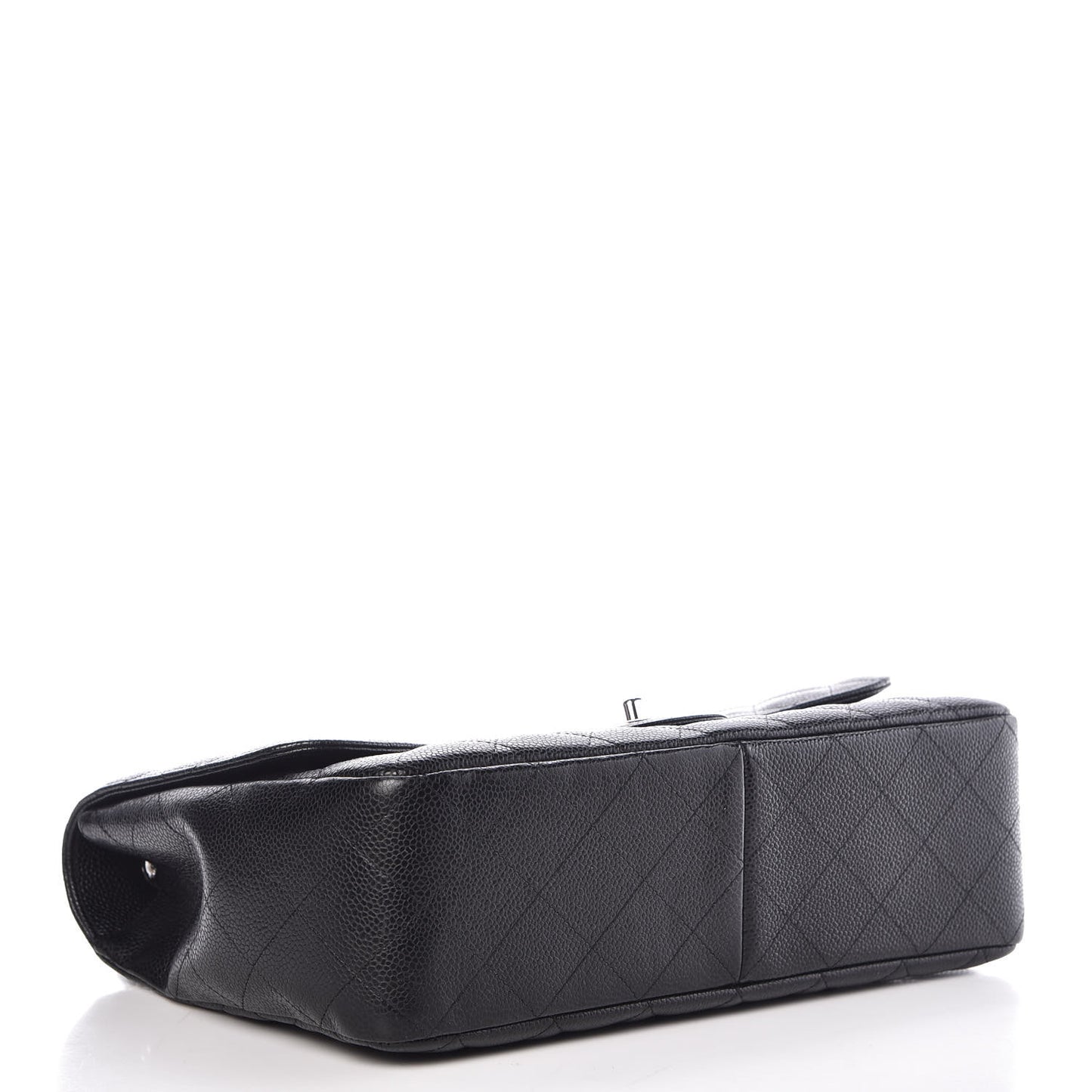 Caviar Quilted Jumbo Single Flap Black
