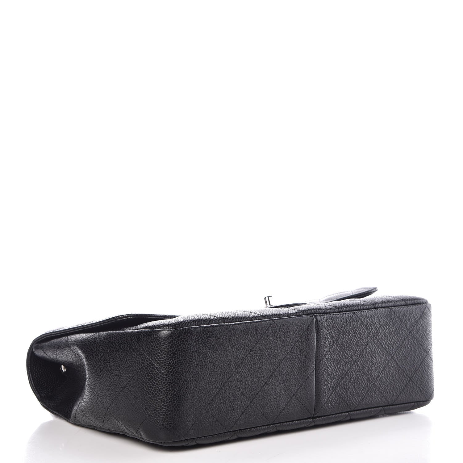 Chanel Caviar Quilted Jumbo Single Flap Black 4 of 10