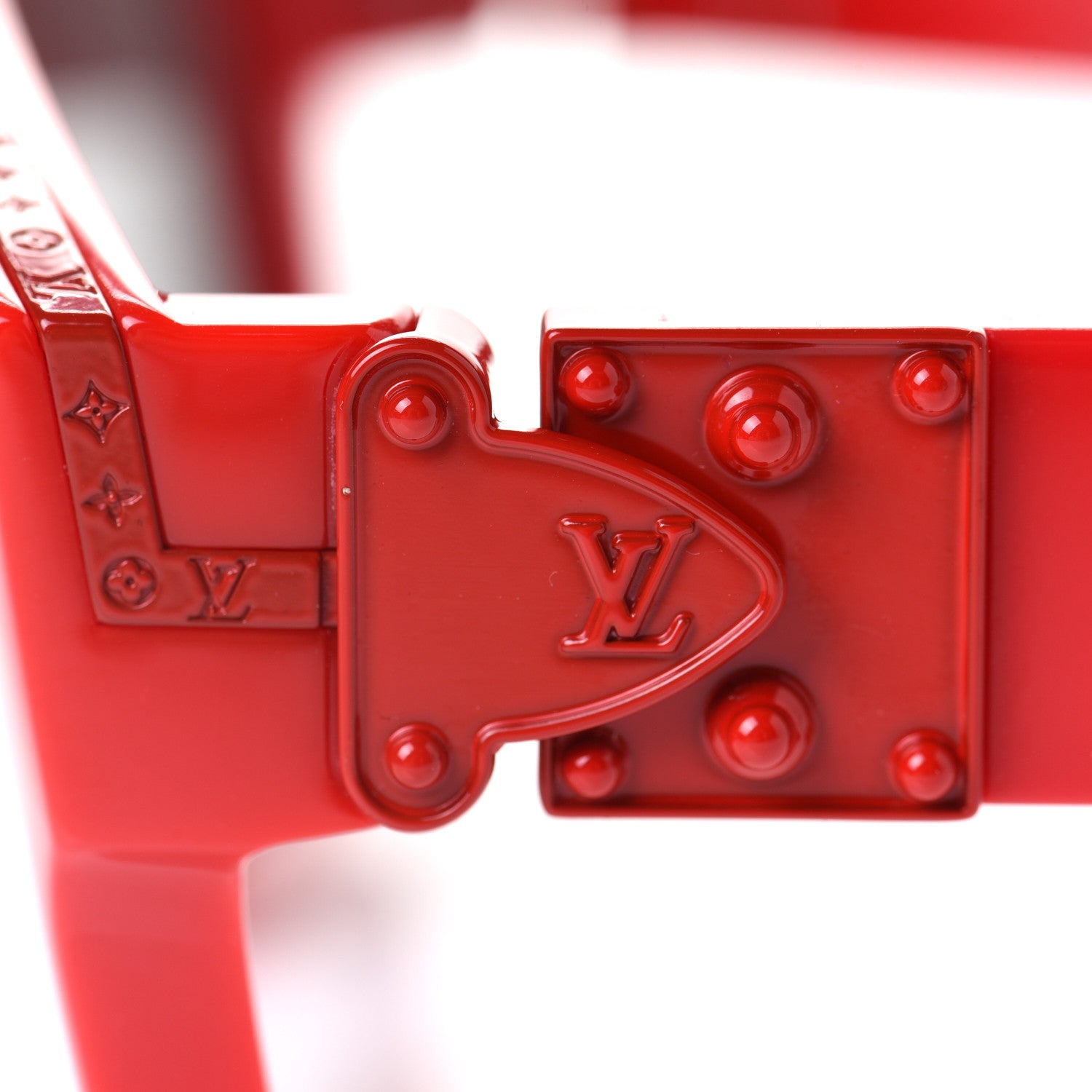Louis Vuitton Acetate 1.1 Millionaires Z1260W Sunglasses Red 7 of 10