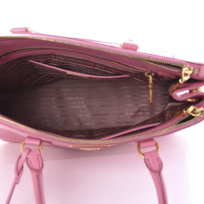 Prada Saffiano Medium Galleria Double Zip Tote Geranio 5 of 9
