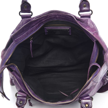 Balenciaga Agneau Classic Hardware City Raisin 5 of 18