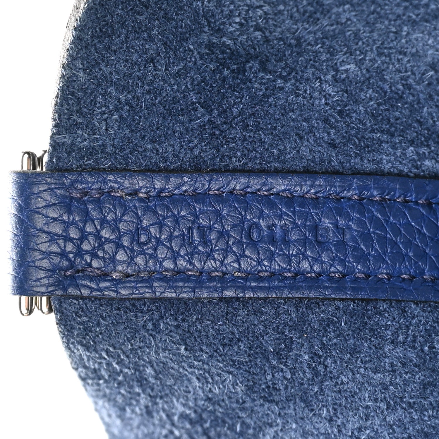 Hermes Taurillon Maurice Picotin Lock 18 PM Bleu Saphir 7 of 12