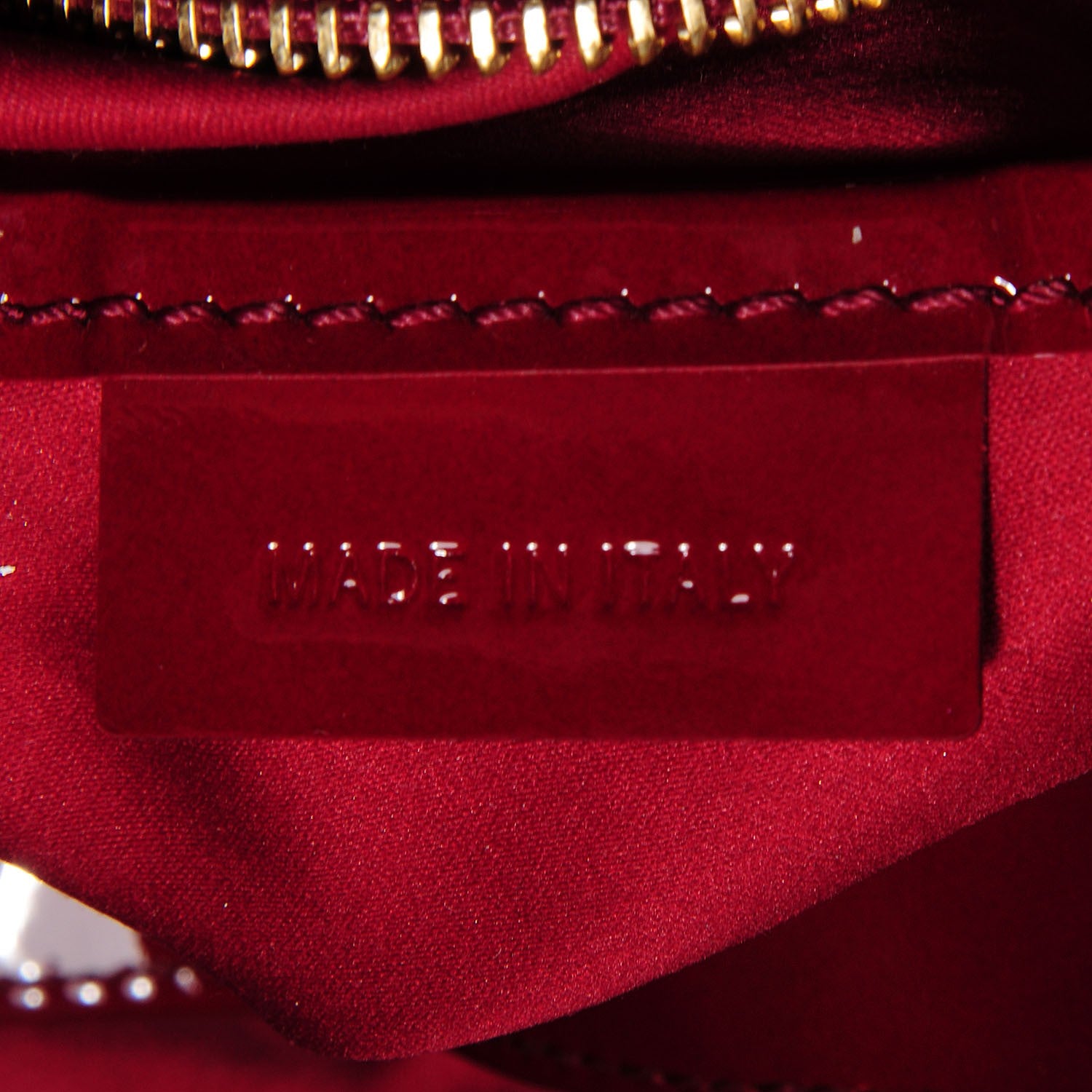 Burberry Patent Quilted Beaton Red 7 of 8