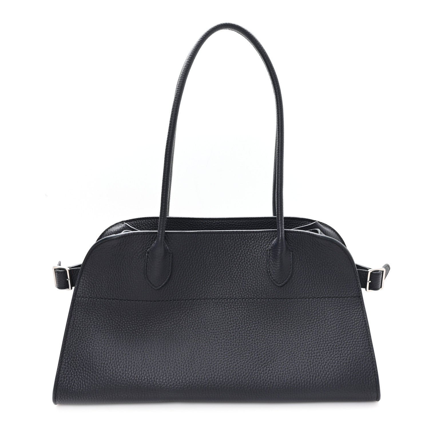 The Row Matte Grained Calfskin Margaux Shoulder 12 Marine 1 of 9