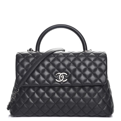 Chanel Caviar Quilted Large Coco Handle Flap Black 1 of 9