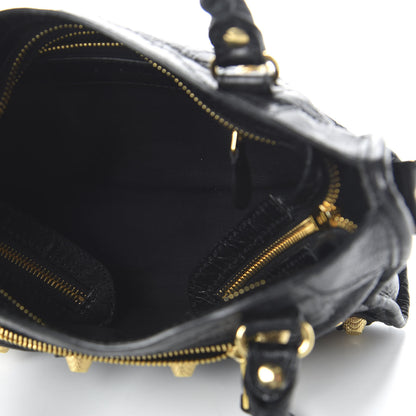 Balenciaga Agneau Giant 12 Gold Hardware Mini City Black 5 of 10