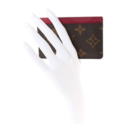 Louis Vuitton Monogram Card Holder Fuchsia 2 of 9
