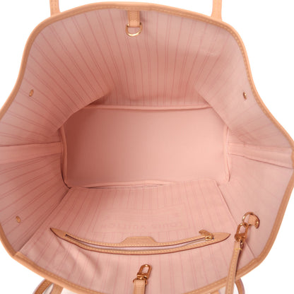 Louis Vuitton Damier Azur Neo Neverfull MM Rose Ballerine 6 of 11