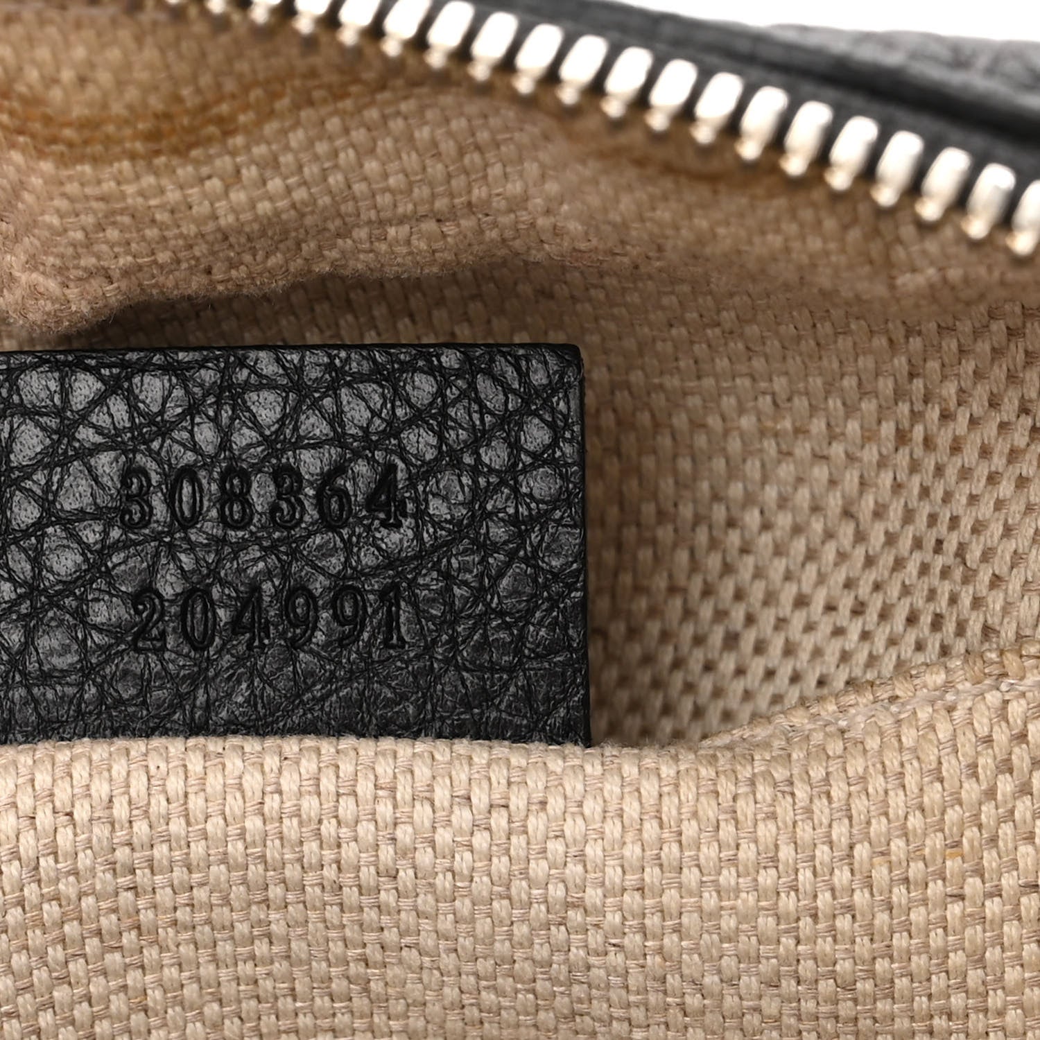 Gucci Pebbled Calfskin Small Soho Disco Bag Black 7 of 14