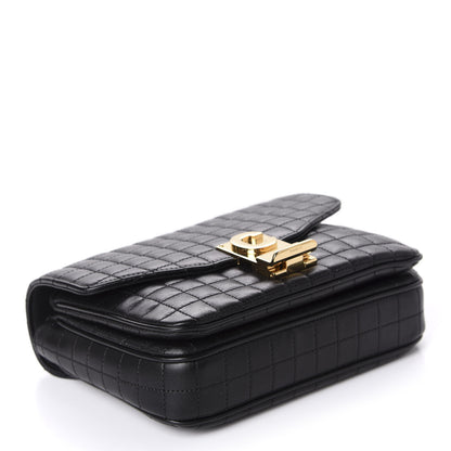 Celine Calfskin Quilted Small C Bag Black 4 of 10