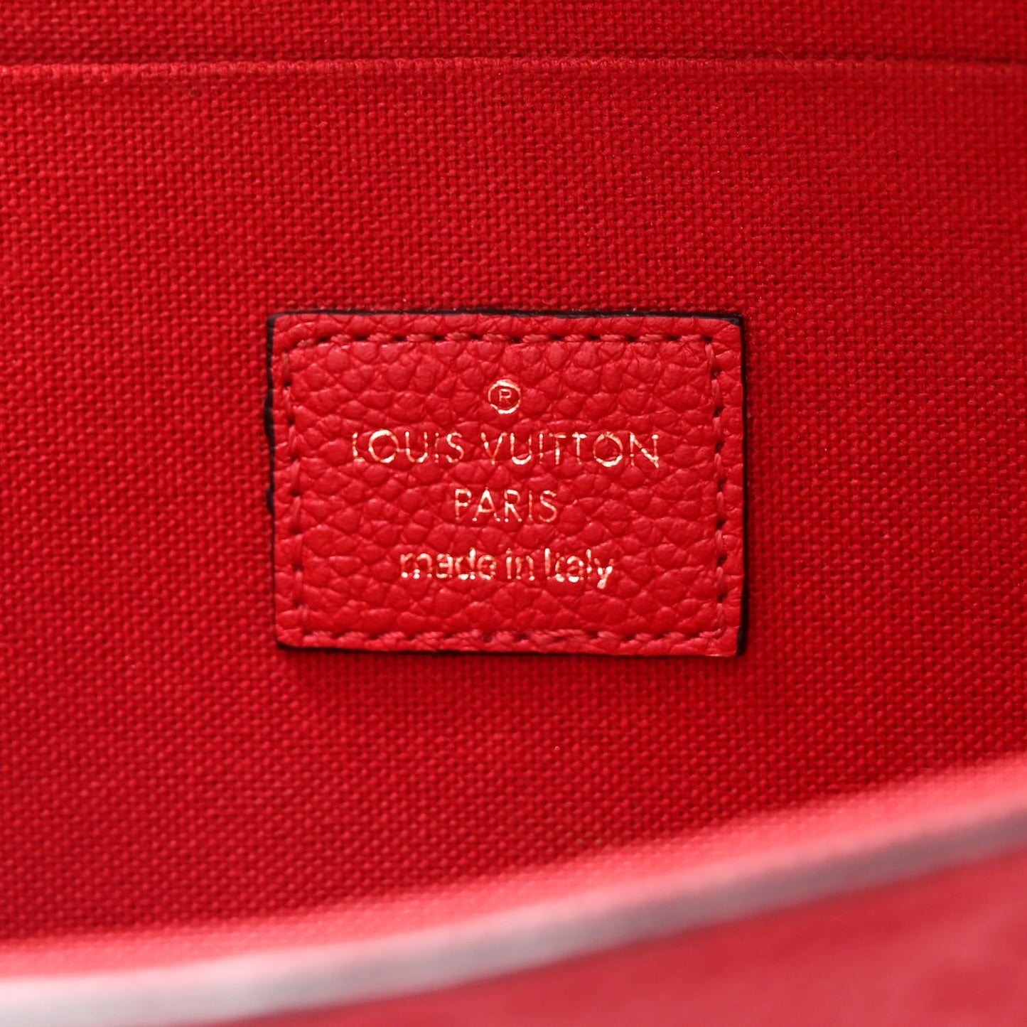 Empreinte Pochette Felicie Chain Wallet Scarlet