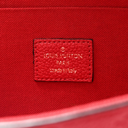 Louis Vuitton Empreinte Pochette Felicie Chain Wallet Scarlet 5 of 12