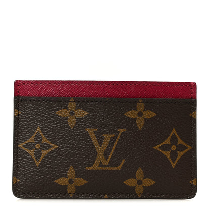 Louis Vuitton Monogram Card Holder Fuchsia 1 of 8