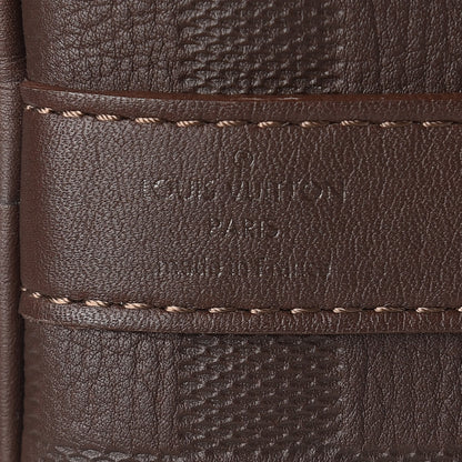 Louis Vuitton Damier Infini Keepall Bandouliere 45 Meteor 8 of 10