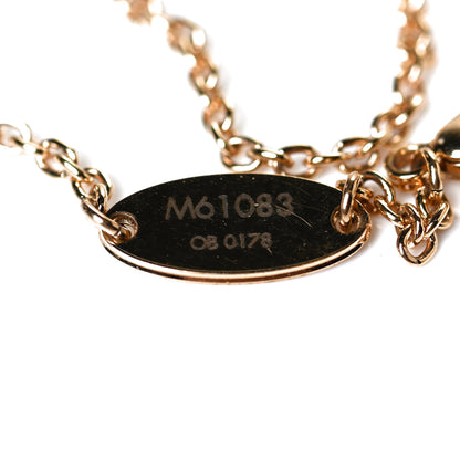 Louis Vuitton Essential V Necklace Gold 5 of 5
