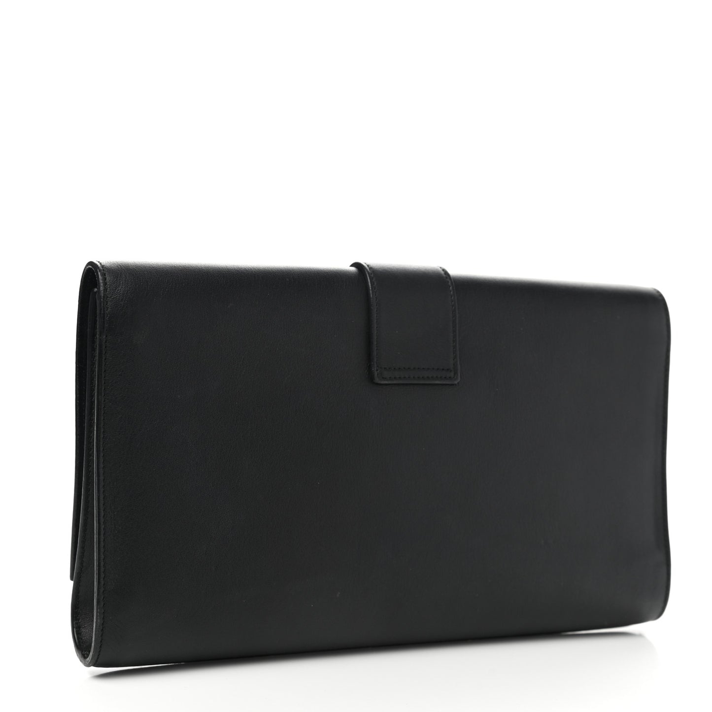 Calfskin Classic Y Ligne Clutch Black