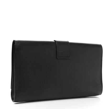 Saint Laurent Calfskin Classic Y Ligne Clutch Black 2 of 10
