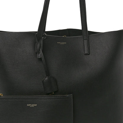 Saint Laurent Calfskin Large Shopping Tote Black 8 of 11