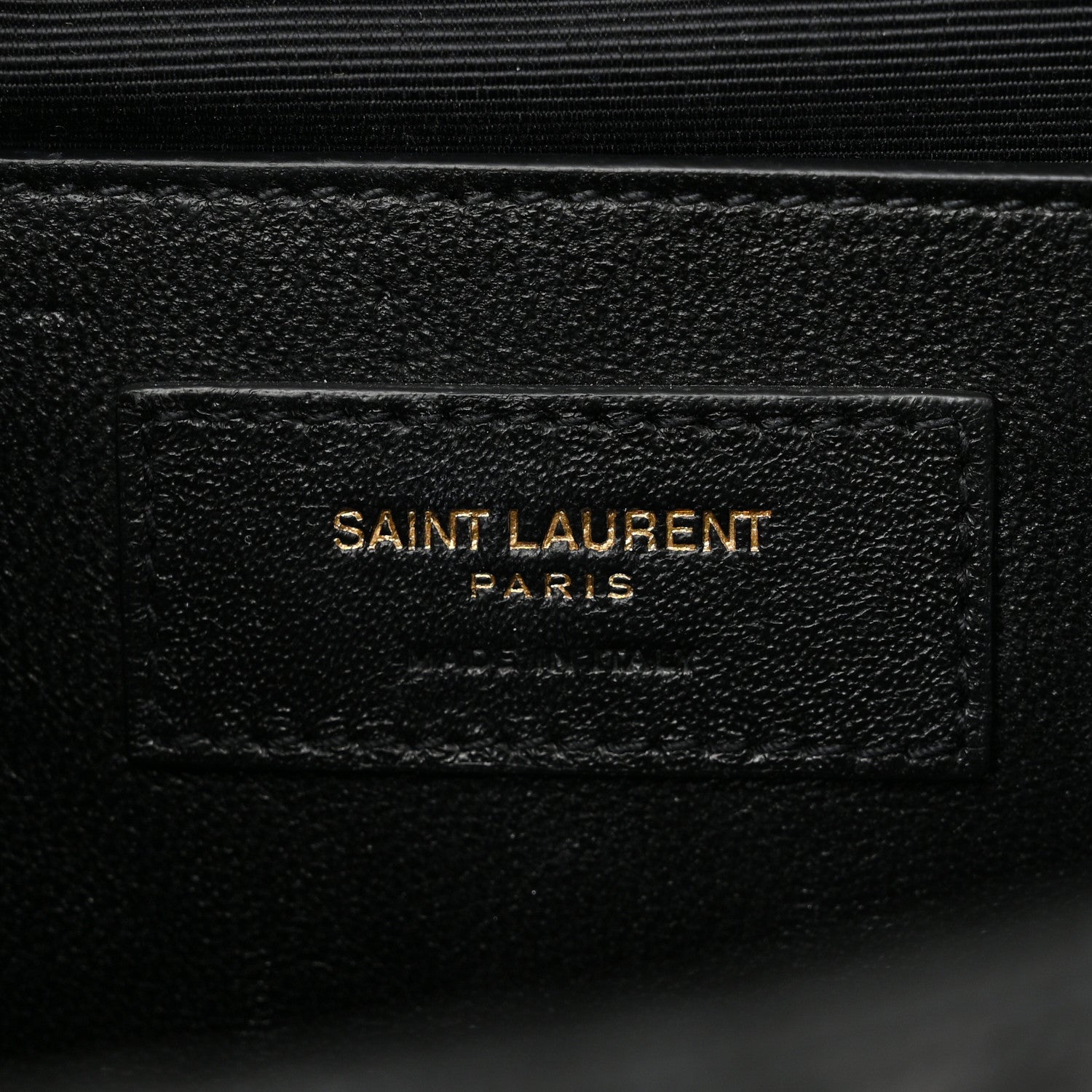 Saint Laurent Grain De Poudre Textured Mixed Matelasse Triquilt Medium Monogram Satchel Black 6 of 10