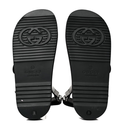Gucci Rubber Mini Double G Womens Isla Dad Sandals 38 Black 5 of 7