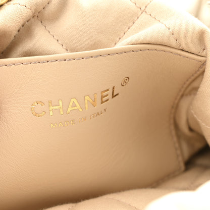 Chanel Shiny Calfskin Quilted Mini Chanel 22 White 6 of 11